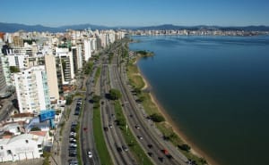 Vista panorâmica da Avenida Beira Mar Norte