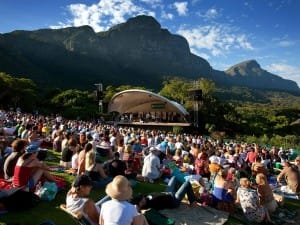 Jardim Botânico Kirstenbosch e seus concertos de verão.